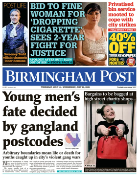 Cover of Birmingham Post