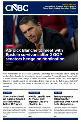 Cover of CNBC