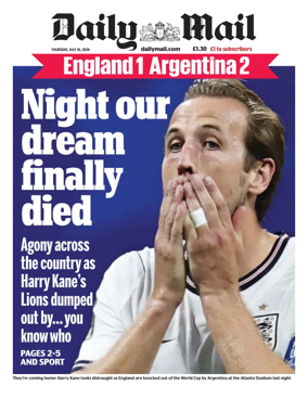 Cover of Daily Mail