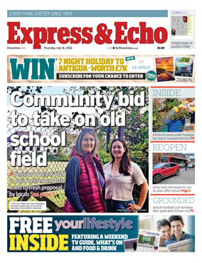 Cover of Express & Echo (City & East Devon Edition)