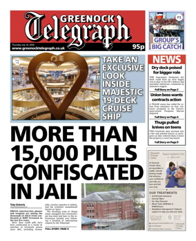 Cover of Greenock Telegraph