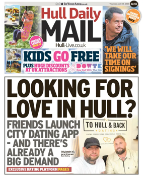 Cover of Hull Daily Mail
