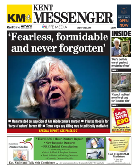 Cover of Kent Messenger Maidstone