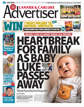 Cover of Lanark & Carluke Advertiser