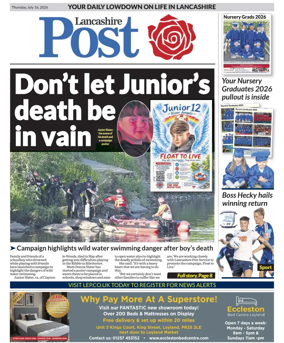 Cover of Lancashire Evening Post