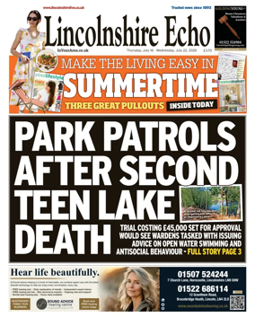 Cover of Lincolnshire Echo