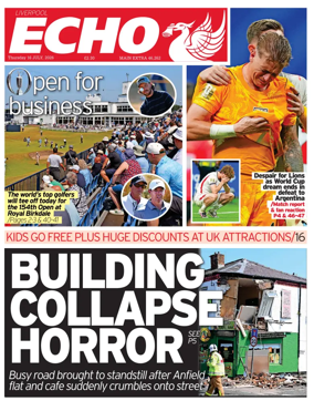Cover of Liverpool Echo