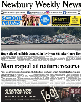 Cover of Newbury Weekly News