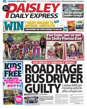 Cover of Paisley Daily Express