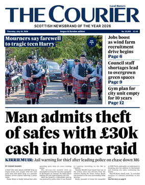 Cover of The Courier & Advertiser (Angus and Dundee)