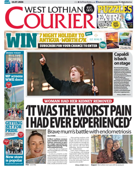 Cover of West Lothian Courier