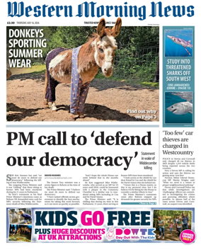 Cover of Western Morning News