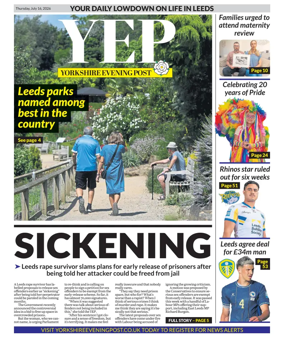 Cover of Yorkshire Evening Post
