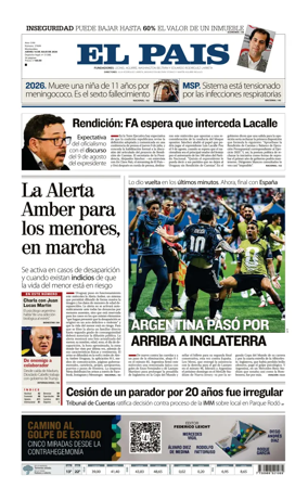 Cover of El Pais (Uruguay)