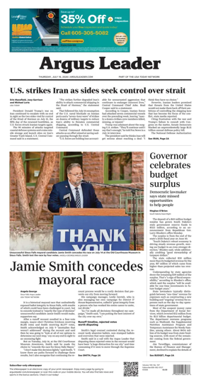 Cover of Argus Leader