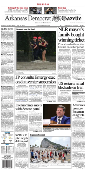 Cover of Arkansas Democrat-Gazette