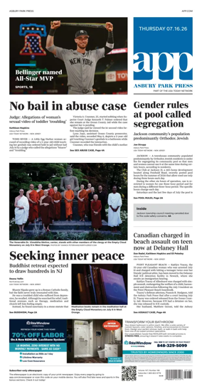 Cover of Asbury Park Press