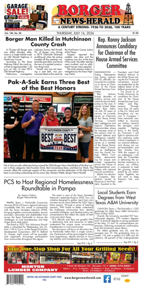 Cover of Borger News-Herald