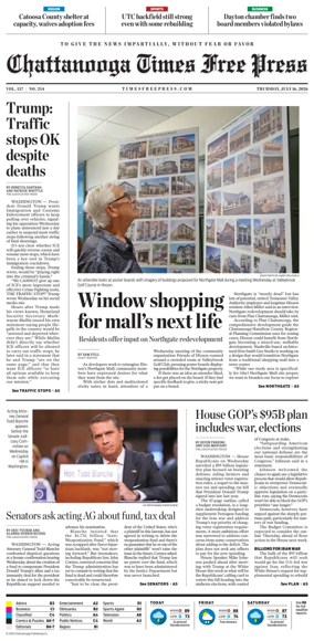 Cover of Chattanooga Times Free Press