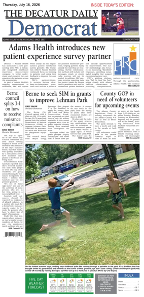 Cover of The Decatur Daily Democrat
