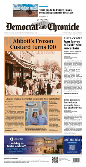 Cover of Democrat and Chronicle