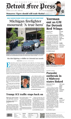 Cover of Detroit Free Press