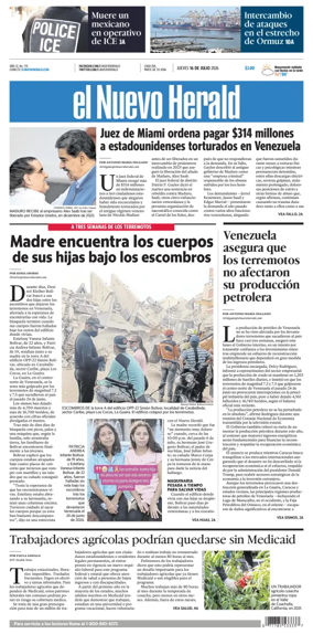 Cover of El Nuevo Herald