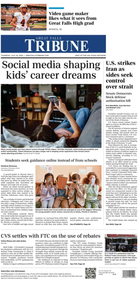 Cover of Great Falls Tribune