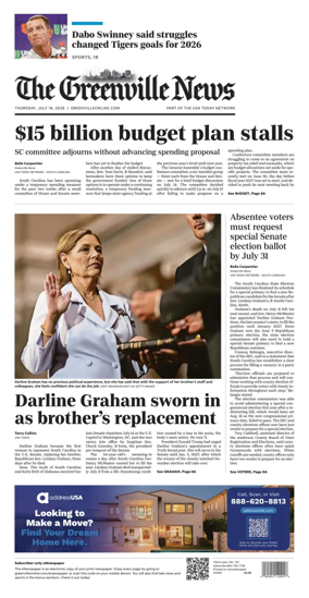 Cover of The Greenville News