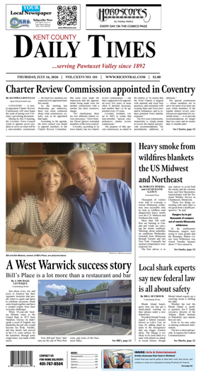 Cover of Kent County Daily Times