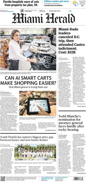 Cover of Miami Herald