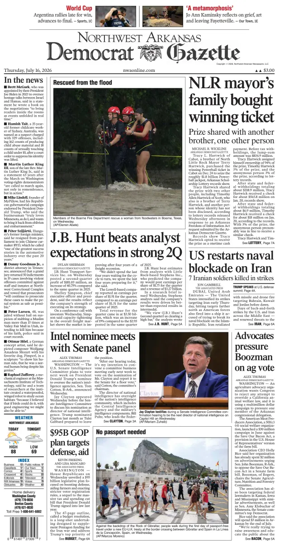 Cover of Northwest Arkansas Democrat-Gazette