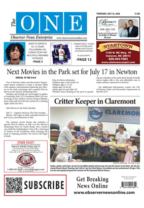Cover of Observer News Enterprise