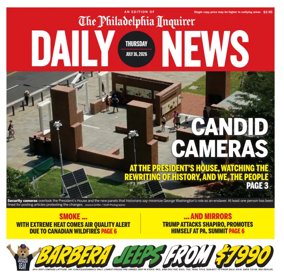 Cover of Philadelphia Daily News