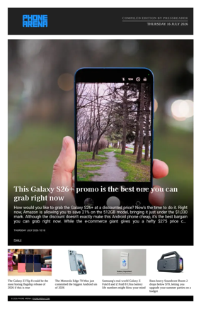 Cover of Phone Arena - Compiled Edition