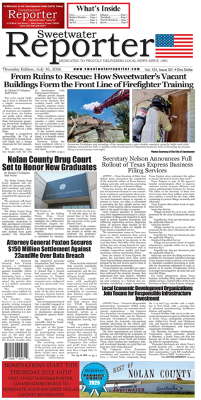 Cover of Sweetwater Reporter