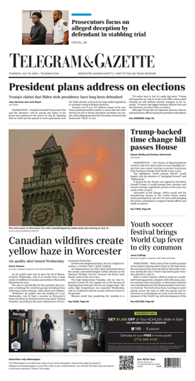 Cover of Telegram & Gazette