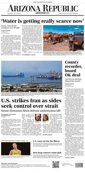 Cover of The Arizona Republic
