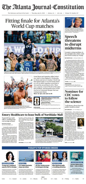 Cover of The Atlanta Journal-Constitution