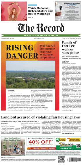 Cover of The Bergen Record