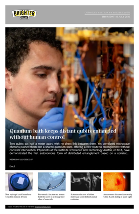 Cover of The Brighter Side of News