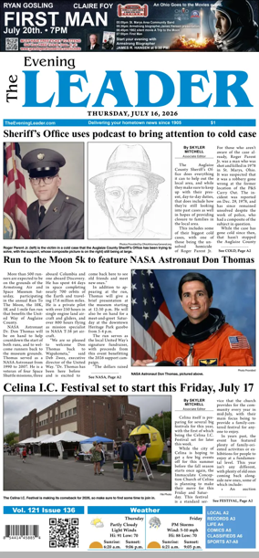 Cover of The Evening Leader