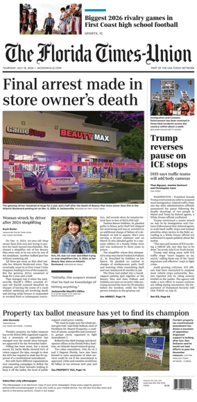 Cover of The Florida Times-Union