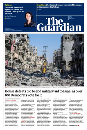 Cover of The Guardian (USA)