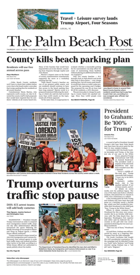 Cover of The Palm Beach Post