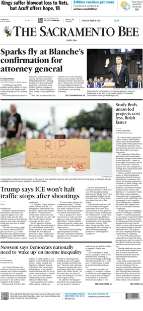 Cover of The Sacramento Bee