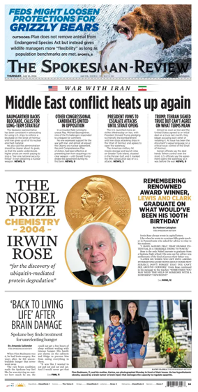 Cover of The Spokesman-Review (Spokane)