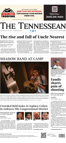 Cover of The Tennessean