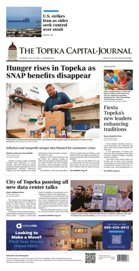 Cover of The Topeka Capital-Journal