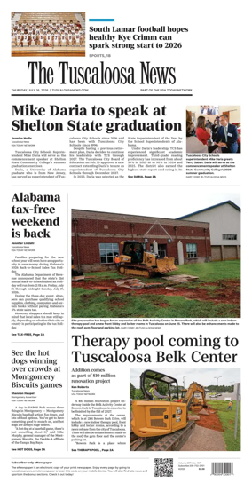 Cover of The Tuscaloosa News